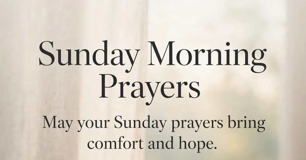 Good morning Sunday blessings and prayer with folded hands